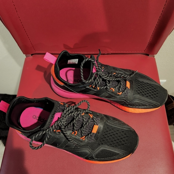 Adidas 9 Black / pink/ orange - Picture 2 of 4